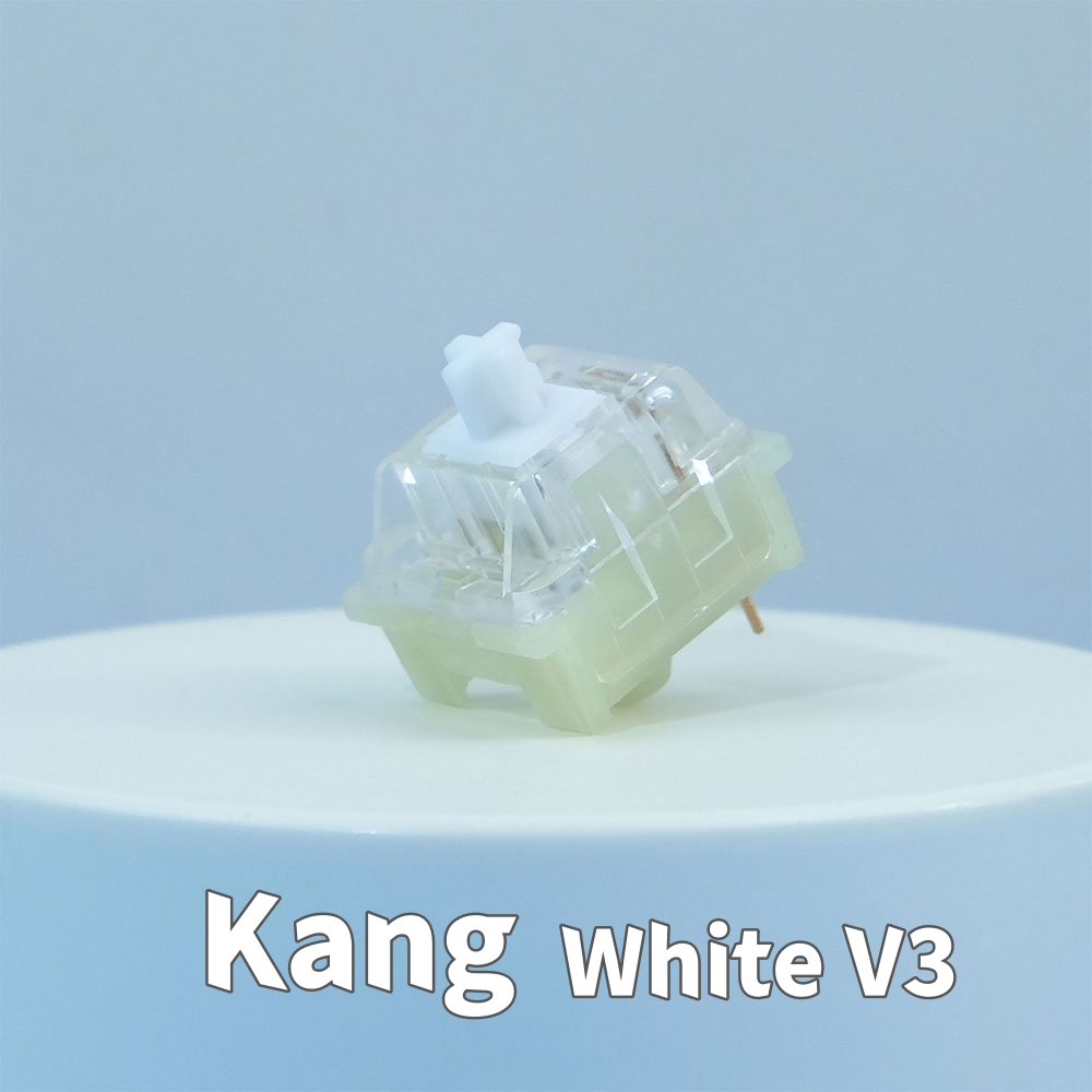 KTT Kang White V3 Switches Mec - Gaming Accessories Aesthetic review and price