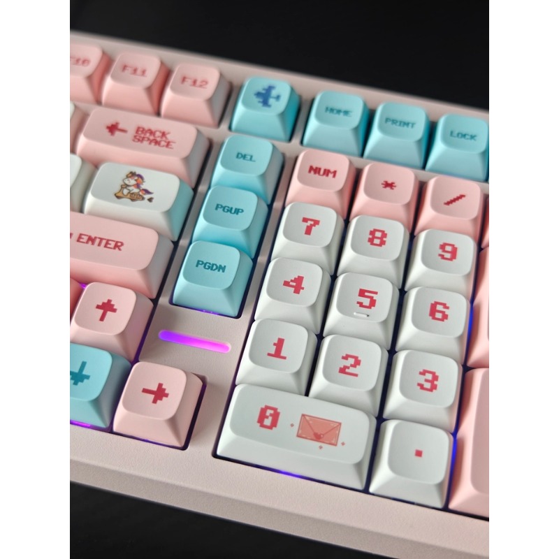 Pixel Style Themed Keycaps XDA - Gaming Accessories Aesthetic review and price