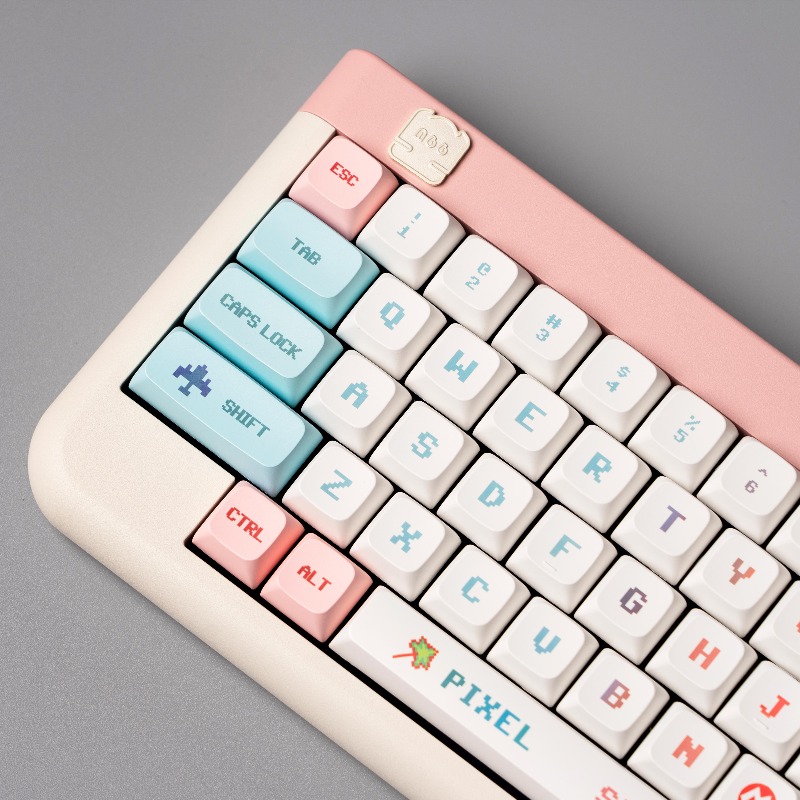 Pixel Style Themed Keycaps XDA - Gaming Accessories Aesthetic review and price