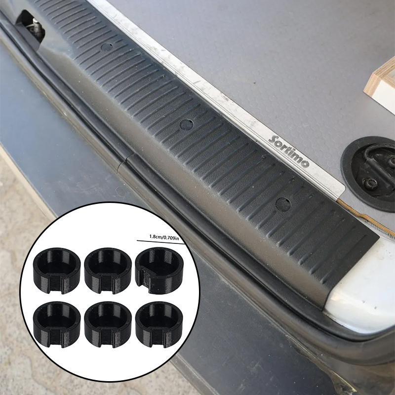 6pcs Car Tailgate Trim Cover F - Gaming Accessories Rack review and price